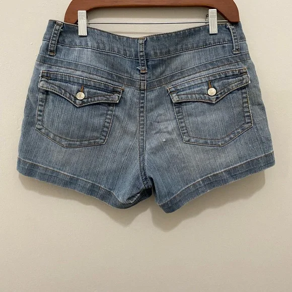 Vintage Faded Glory Light Blue Jean Shorts - Picture 2 of 8